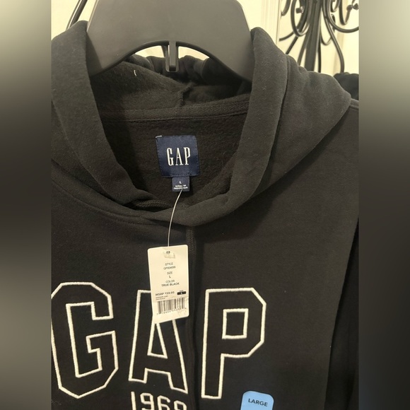 GAP Black Hoodie Sweater - Picture 2 of 5